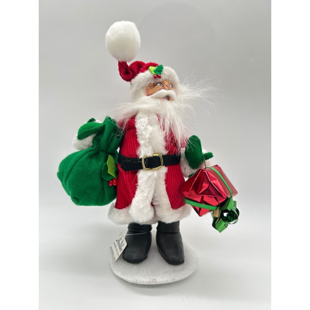Annalee Santa Claus Figurine Christmas‎ Holiday Decor 10 Inches Tall USA